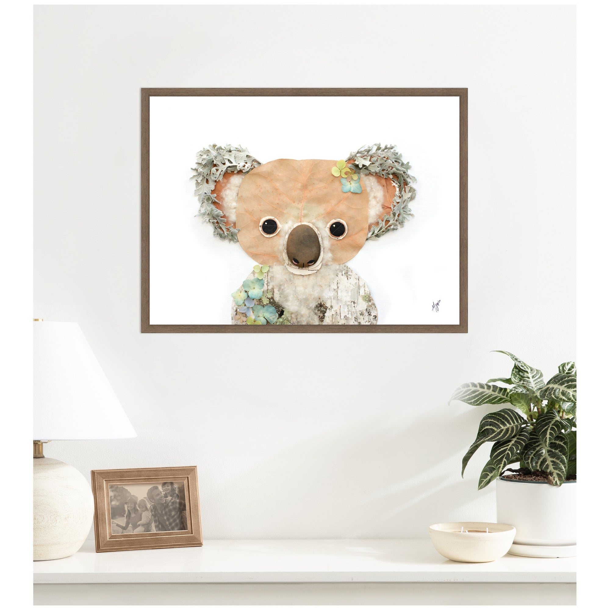 Koala by Madeline Jeppesen Framed Canvas Wall Art Print