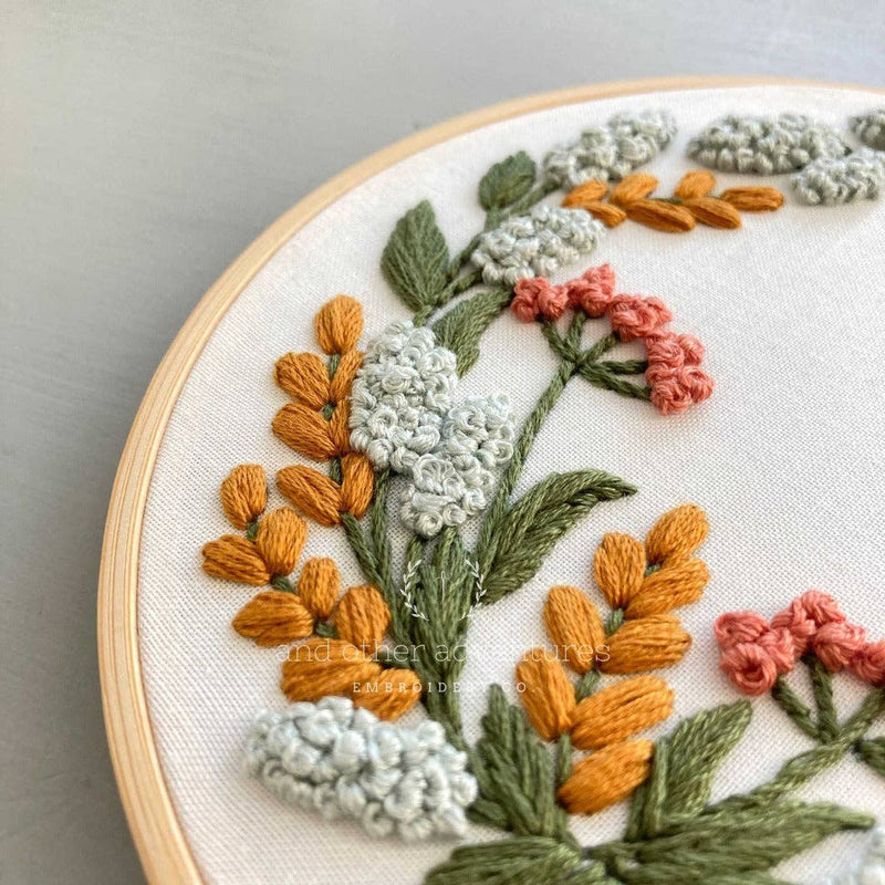 Hand Embroidery Kit - Kensington in Amber