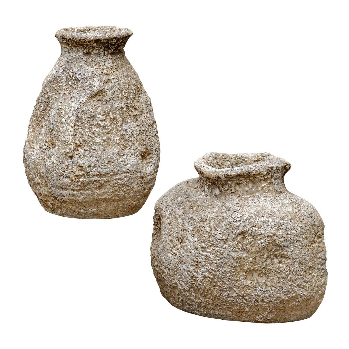 Ancient Echos Indoor-Outdoor Vases - Set of 2
