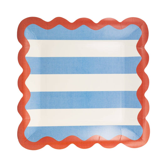 Ric Rac Trim Paper Plate