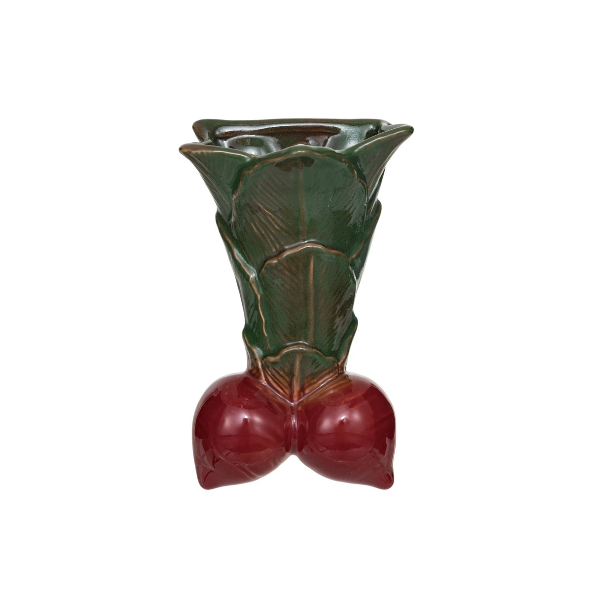 Vintage Radish Shaped Wall Vase