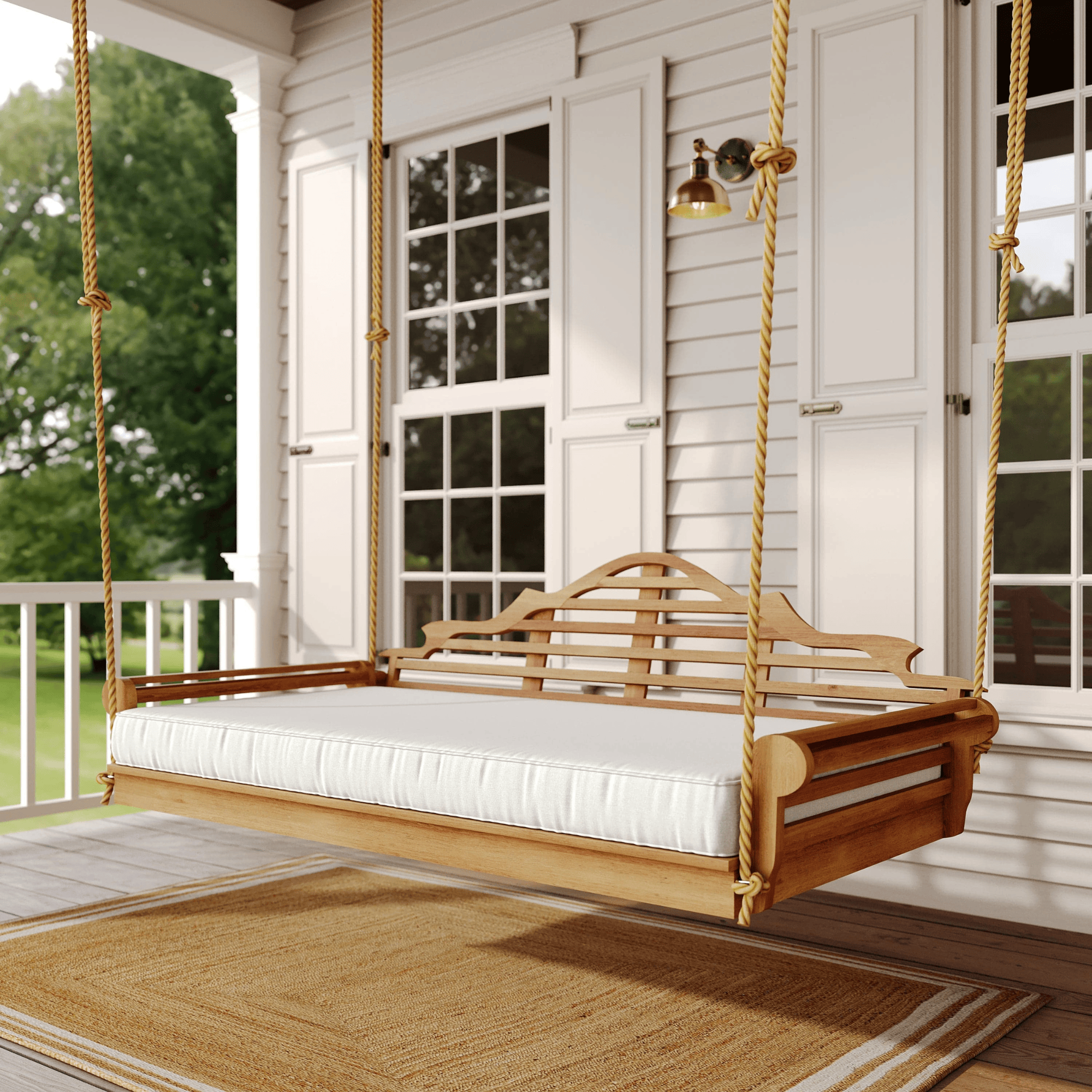 Keystone Amish Co. 5 Foot Milan Red Cedar Swing Bed