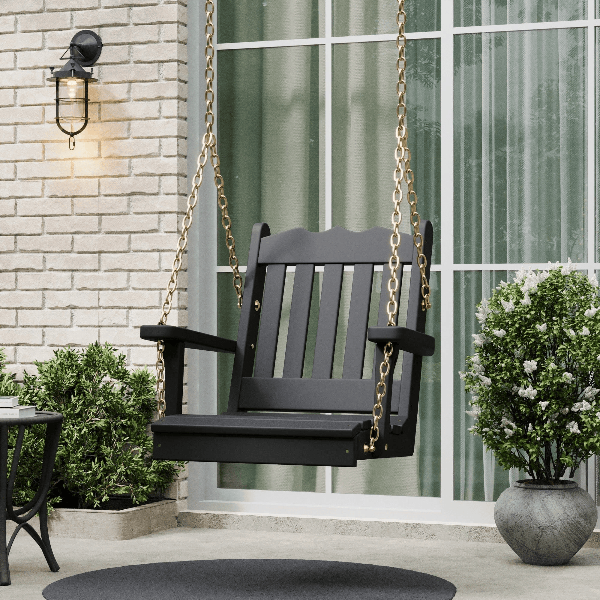 Keystone Amish Co. York Swing Chair, Red