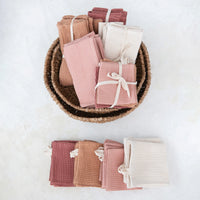 Woven Cotton & Linen Waffle Dish Cloths