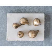 Resin Figs w/ Antique Finish- Set of 5