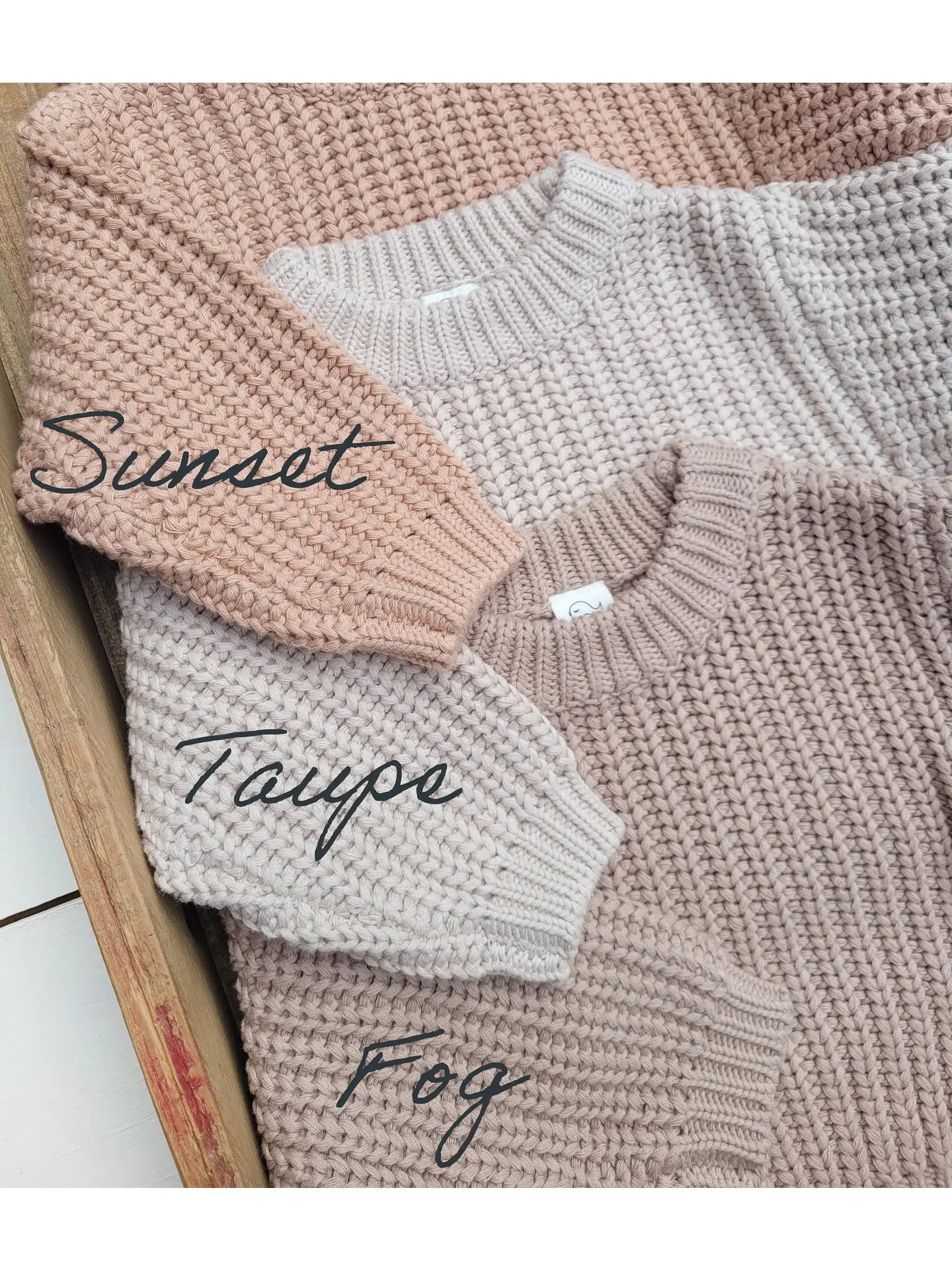 Chunky Braided Cotton Kit Sweater