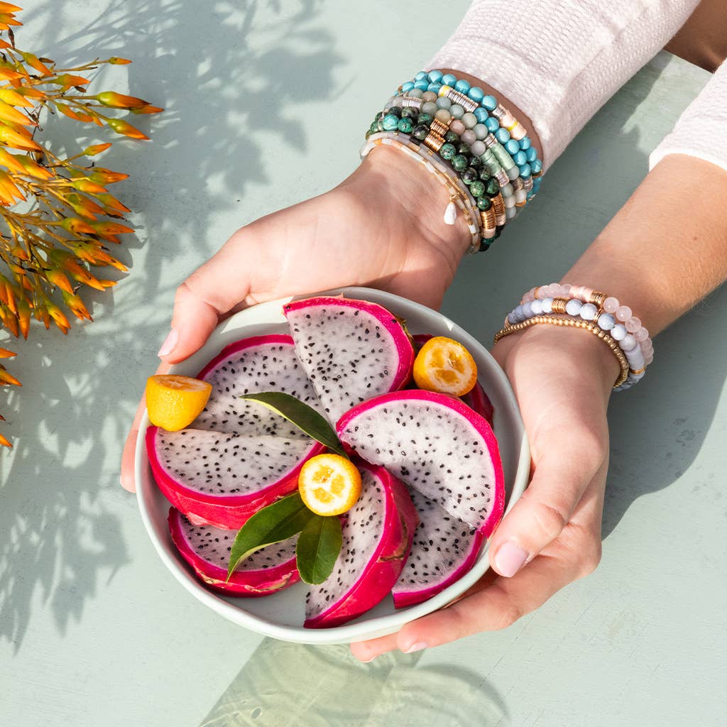 Intermix Stone Stacking Bracelet - Mexican Onyx