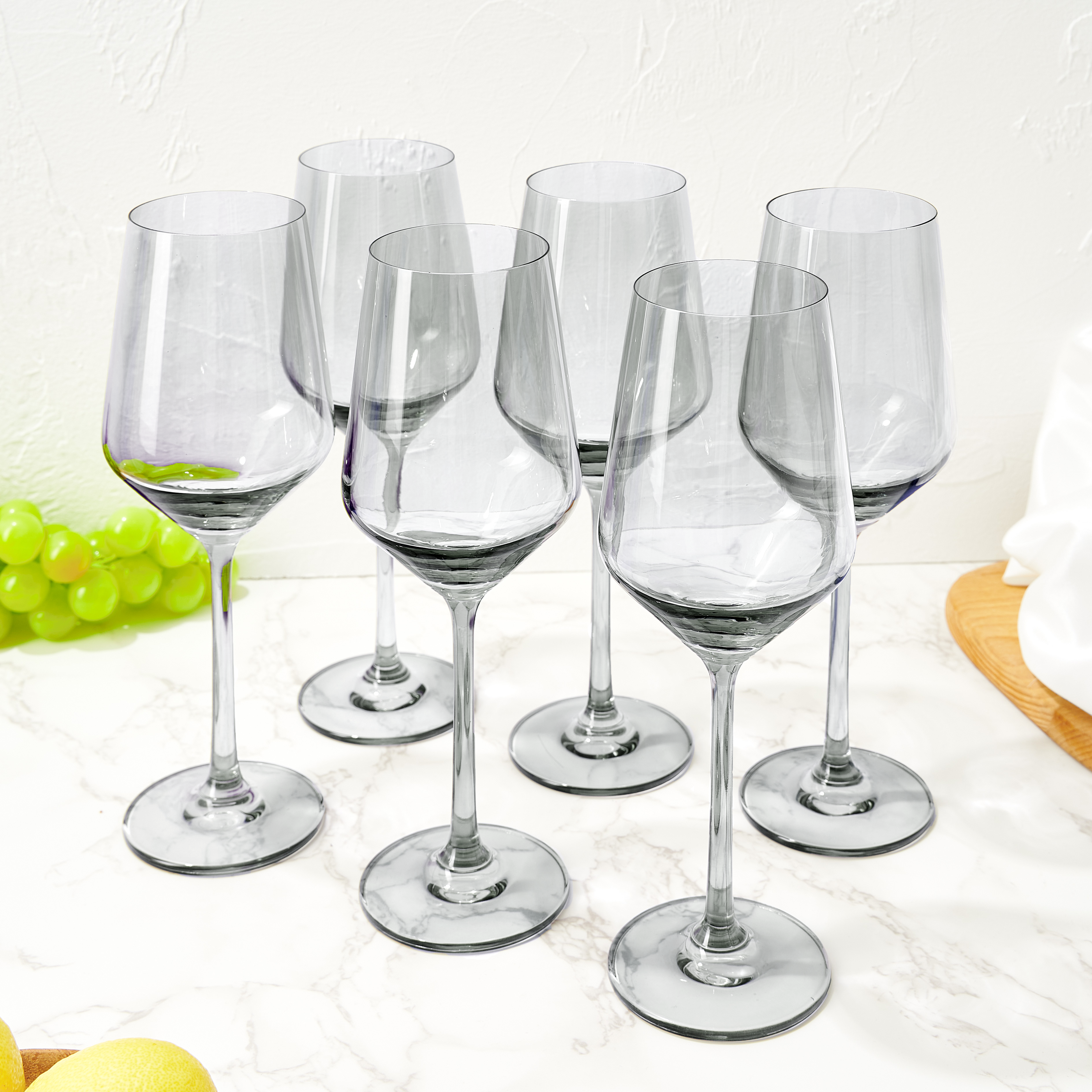 Colored Wine Glass Set 12OZ Glasses Set Of 6 Baby Shower Gender Reveal Boy Or Girl Decor Baby Announ