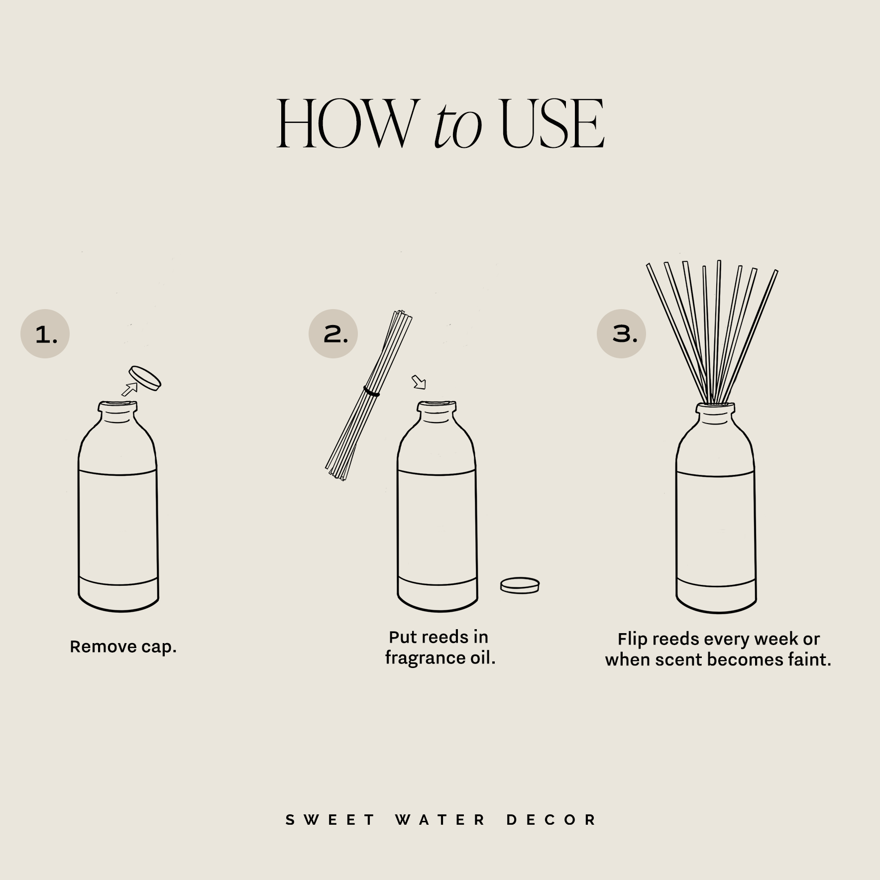 Salt and Sea White Translucent Tinted Glass Jar Reed Diffuser