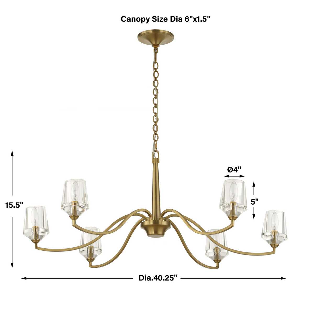 Barcelona 6-Light Chandelier