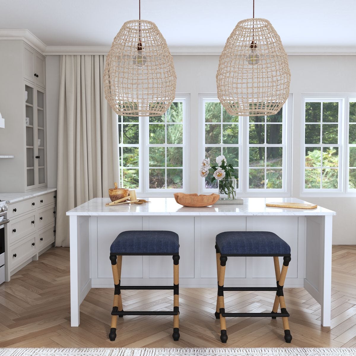 Cross Weave 1-Light Pendant
