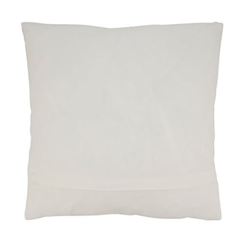Natural Striped Design Decorative Throw Pillow Cover 20" W x 20" L - 100% Woven Modern Cushion Case for Home, Couch, Bedroom, Living Room and Office Décor