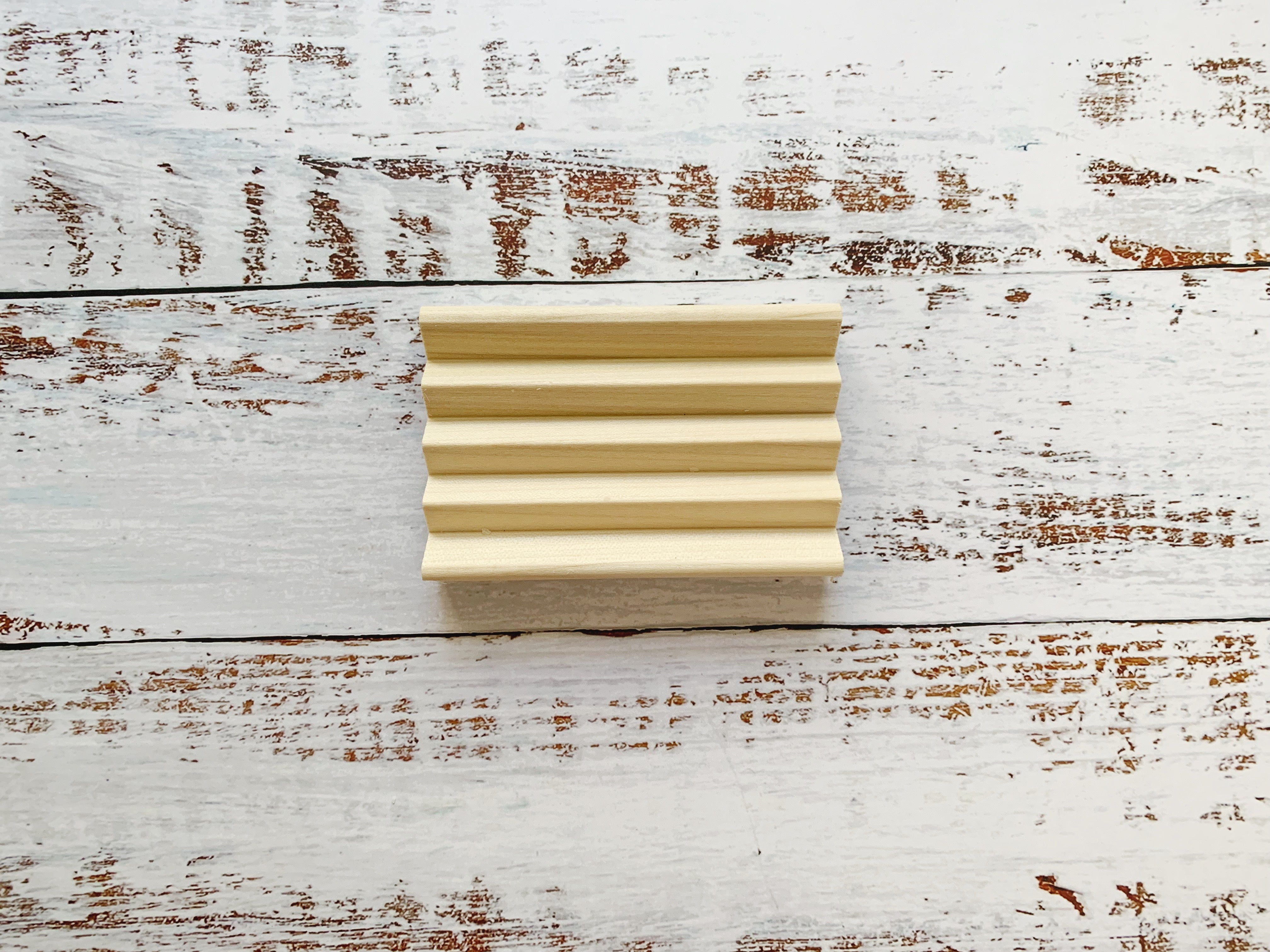 Wooden Soap Dish, set of two