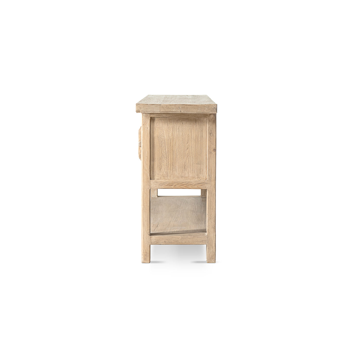 Rowan 60' Solid Reclaimed Pine Sideboard with Lower Shelf Heritage Light Natural Brown