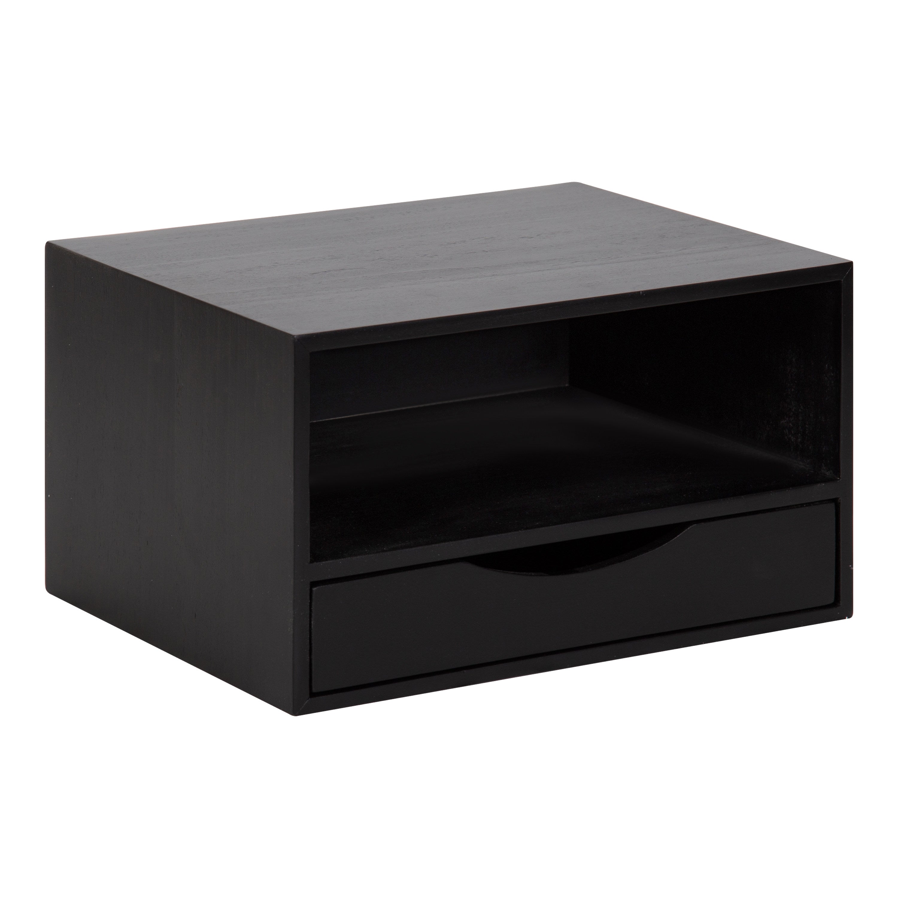 Hutton Floating Wall Shelf with Drawer