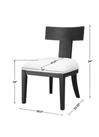 Alta Armless Chair- Set of Two