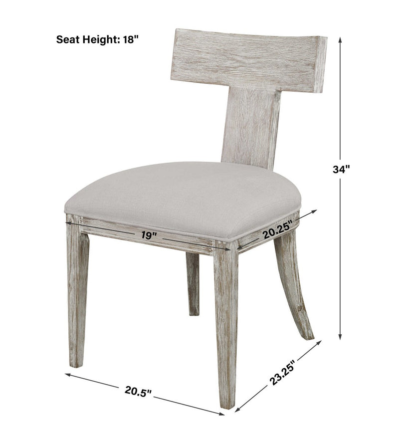 Alta Armless Chair- Set of Two