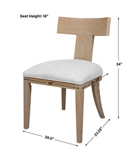 Alta Armless Chair- Set of Two