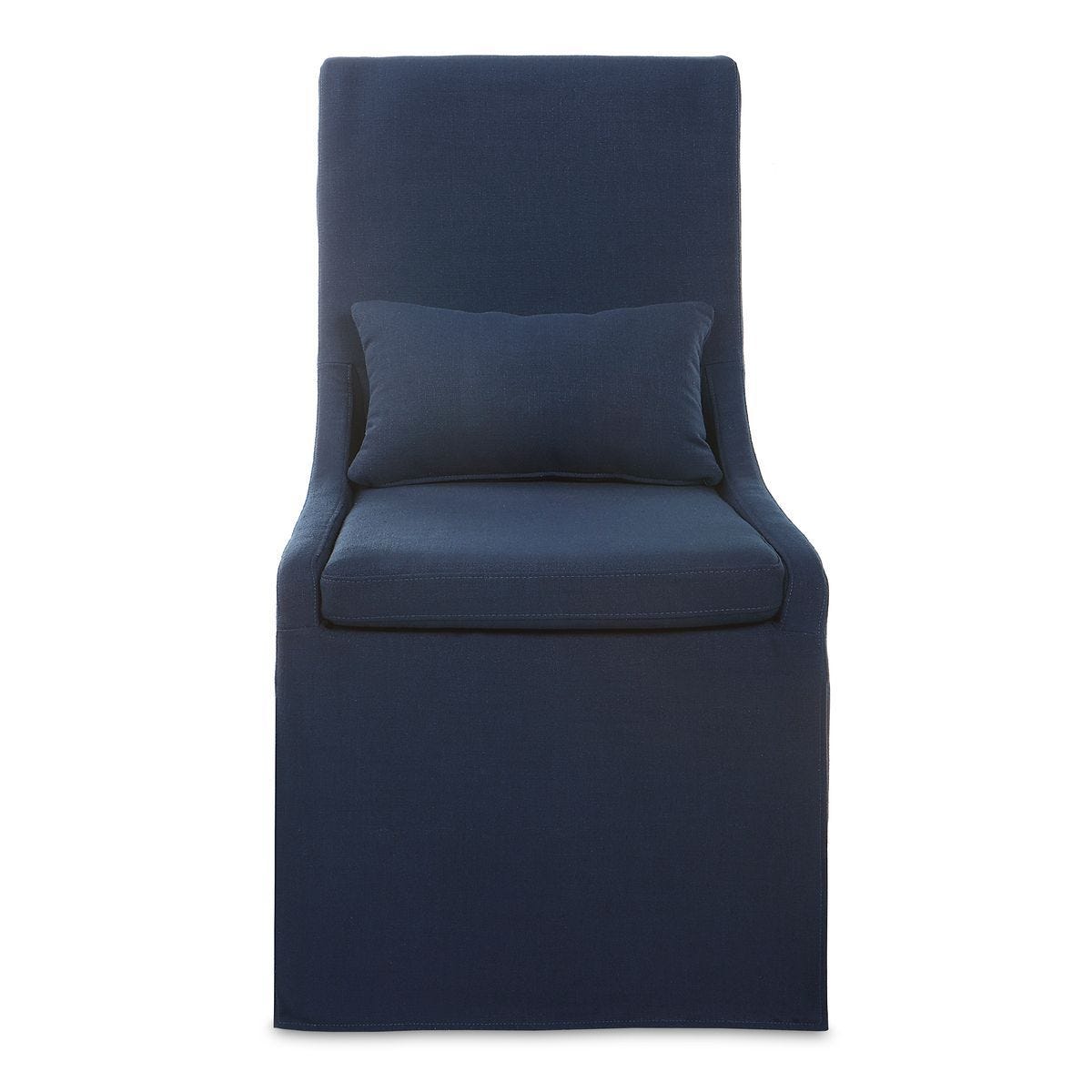 Coley Armless Chair - Denim