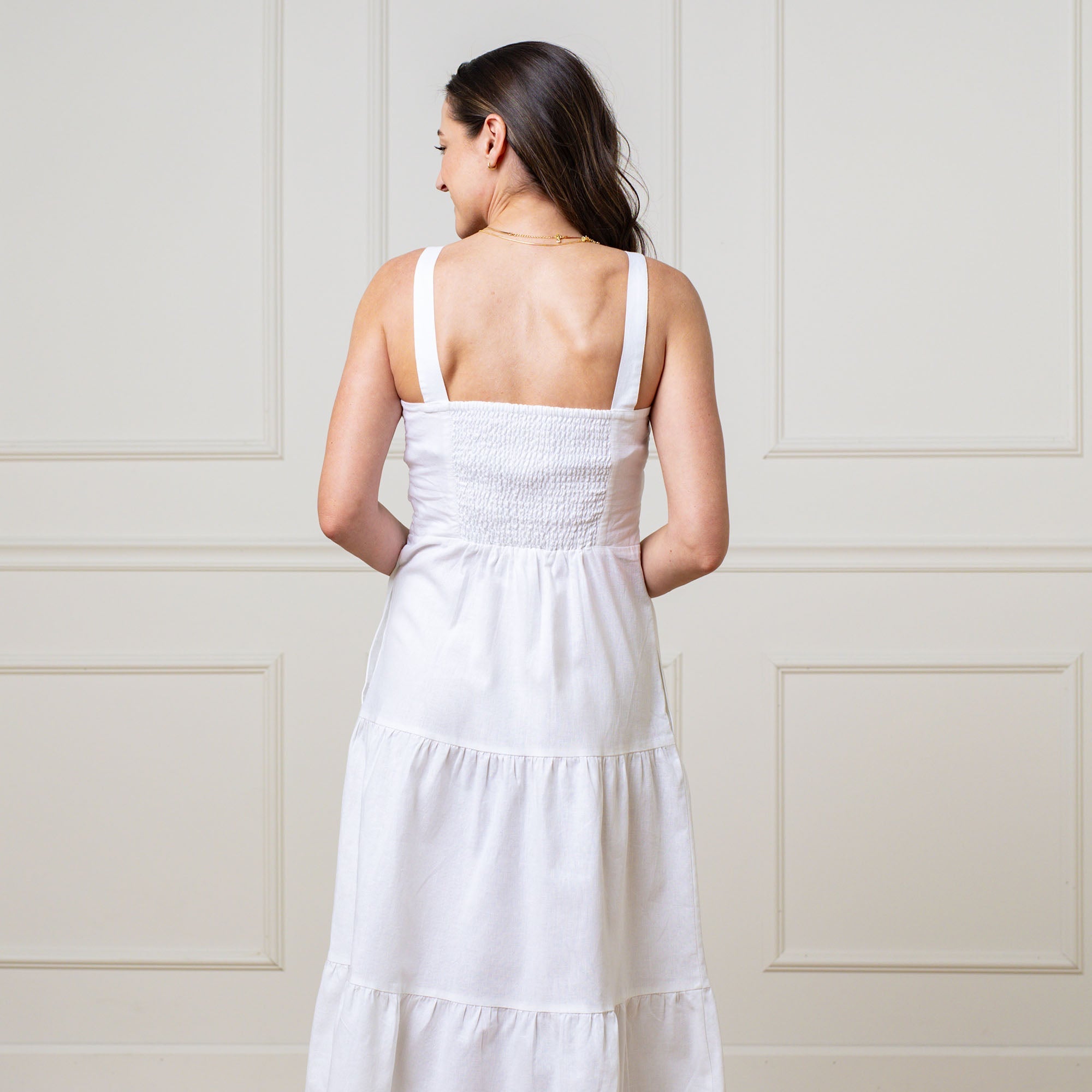 Tiered Wrap Dress