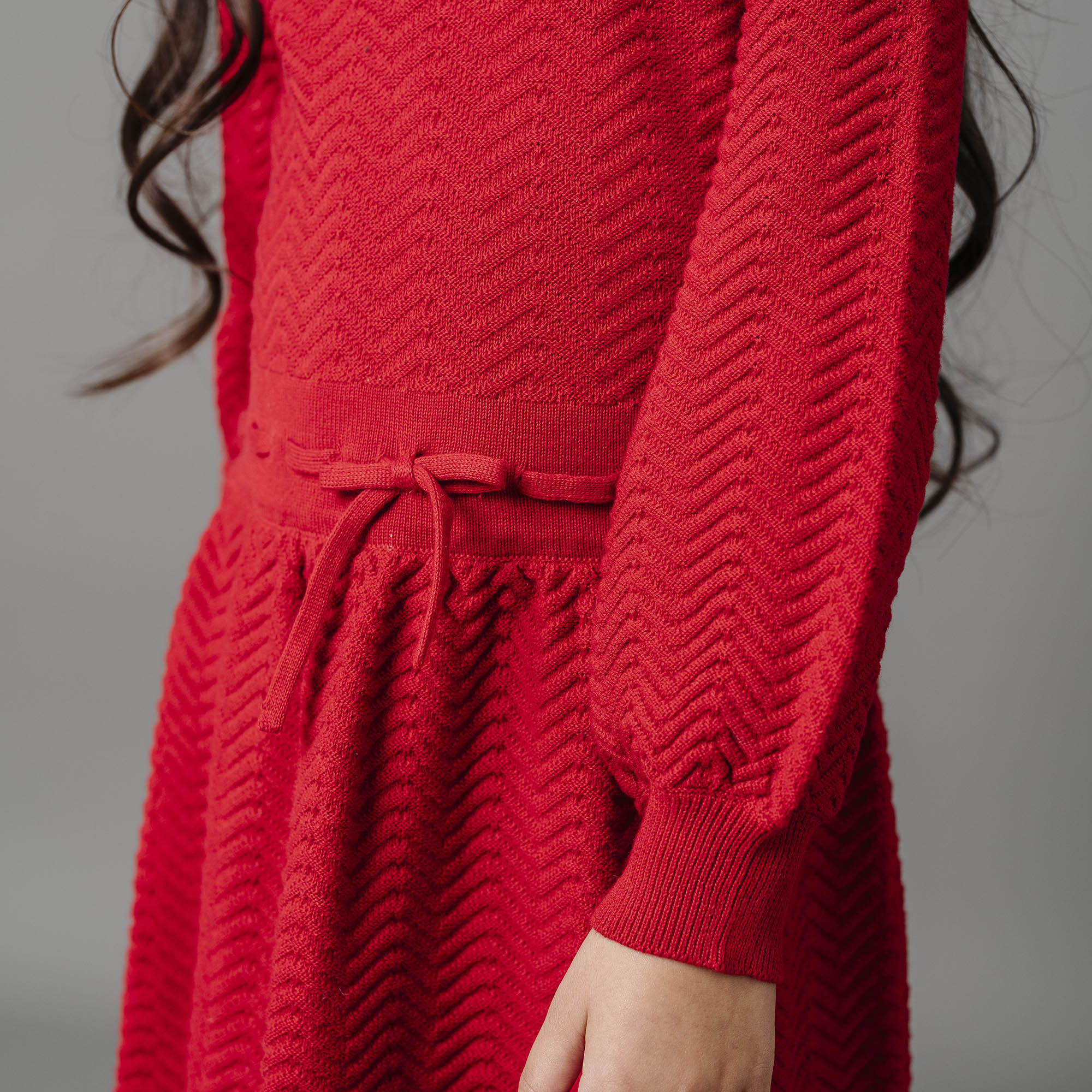 Organic Balloon Sleeve Sweater Dress - Baby