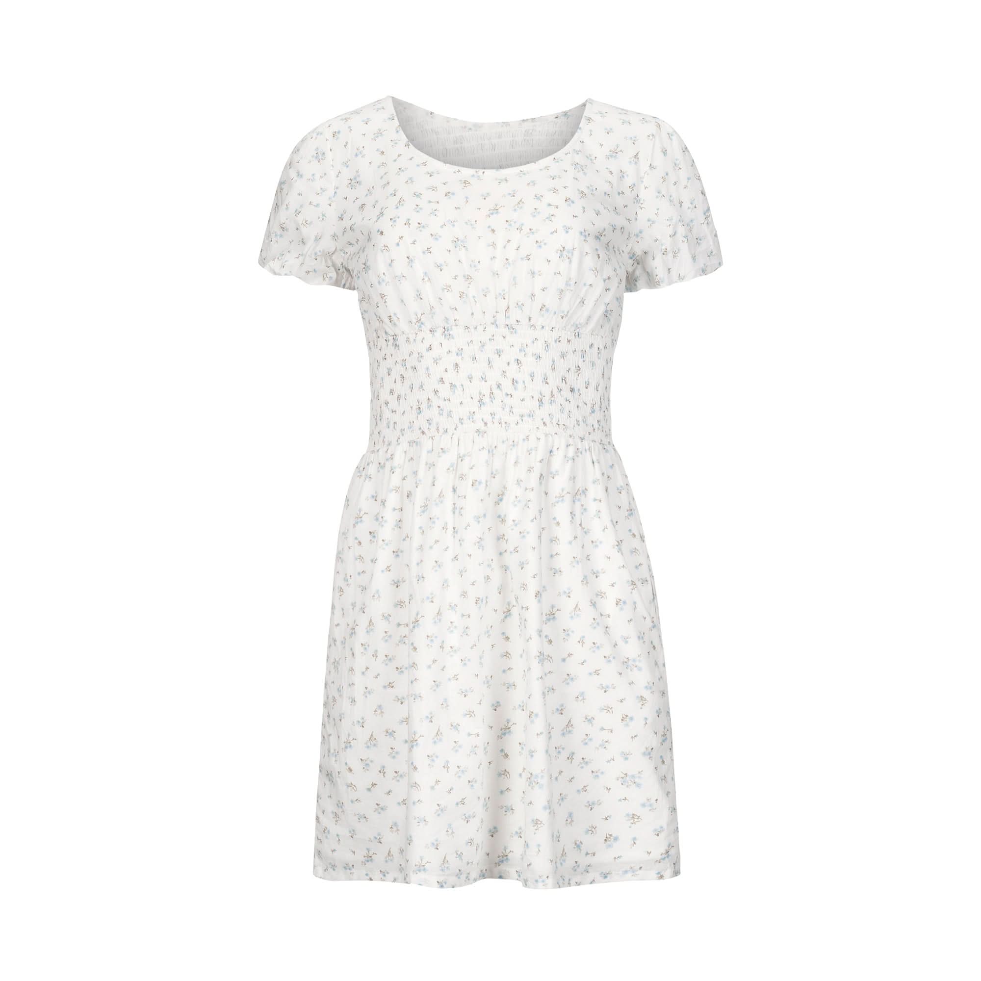 Organic Smocked Waist Dress