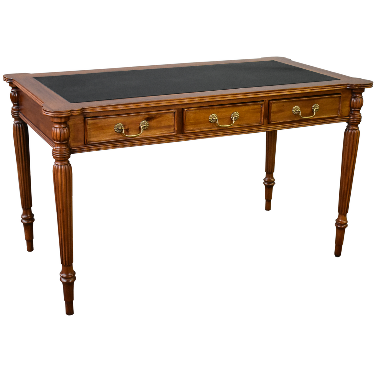 Legacy Leather Top Desk - Light Brown Walnut