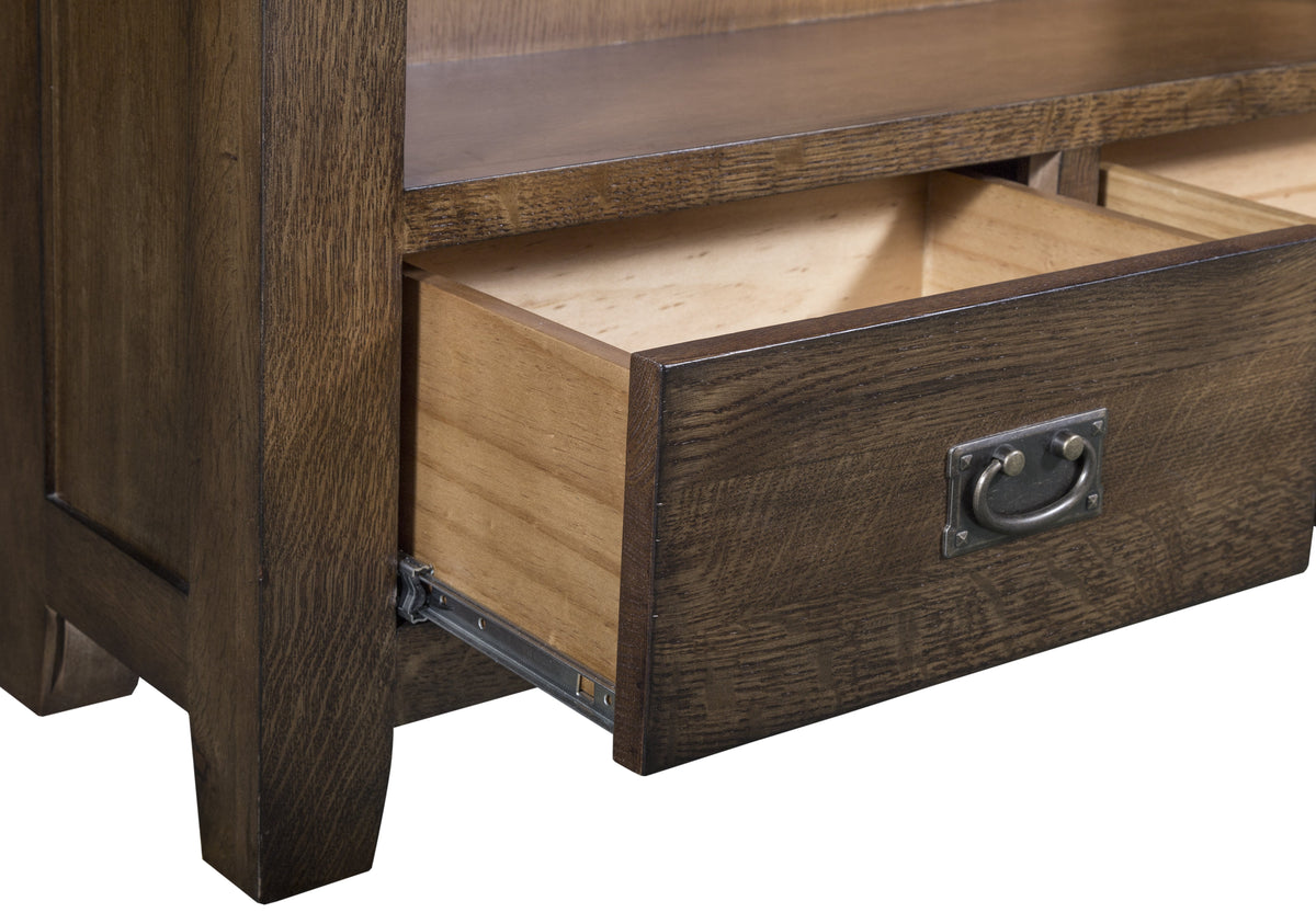 Mission Open Shelf Bookcase