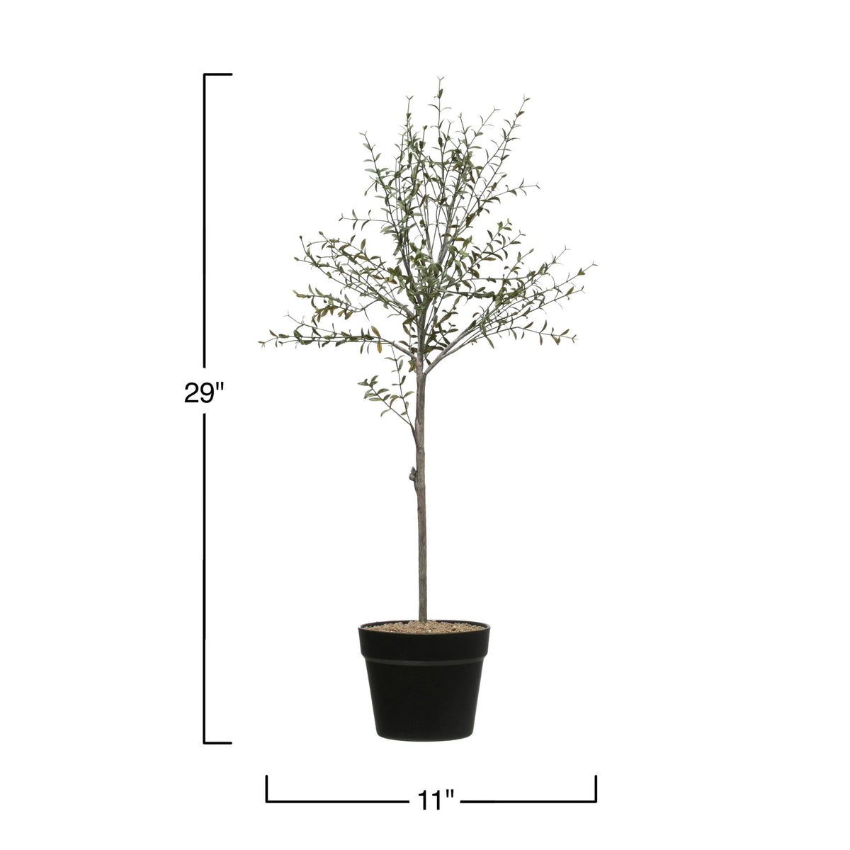 Faux Thyme Topiary in Pot