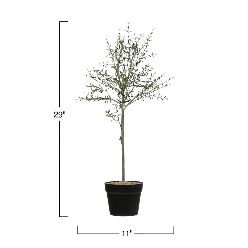 Faux Thyme Topiary in Pot