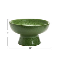 Footed Stoneware Bowl