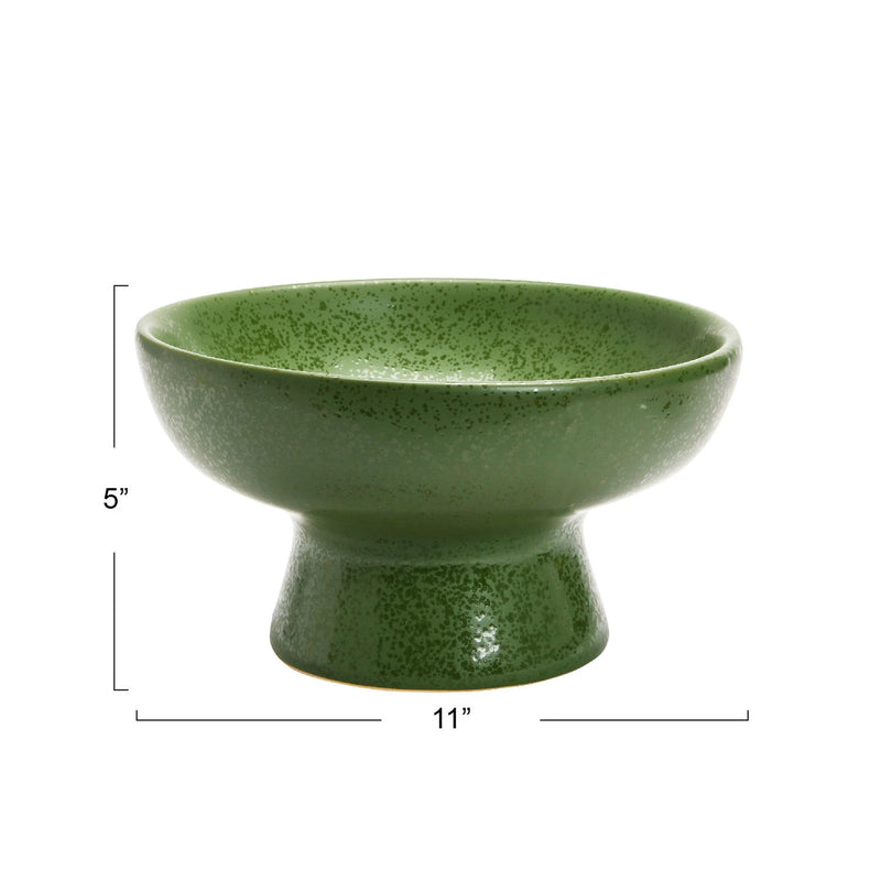 Footed Stoneware Bowl