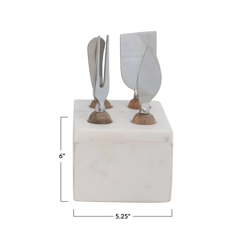 Stainless Steel Cheese Server Set