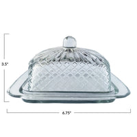 Glass Butter Dish