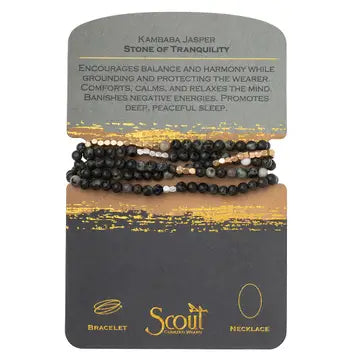 Stone Wrap Bracelet/Necklace