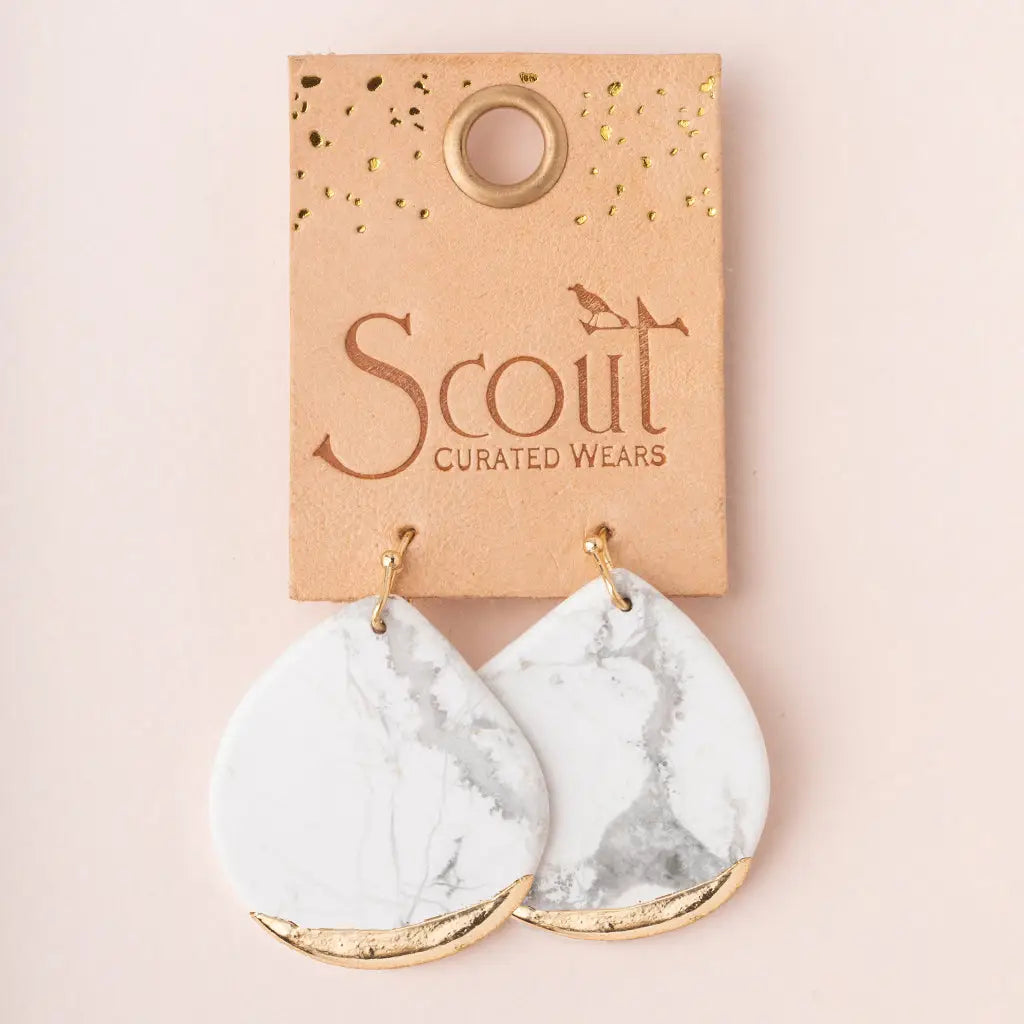 Stone Dipped Earrings