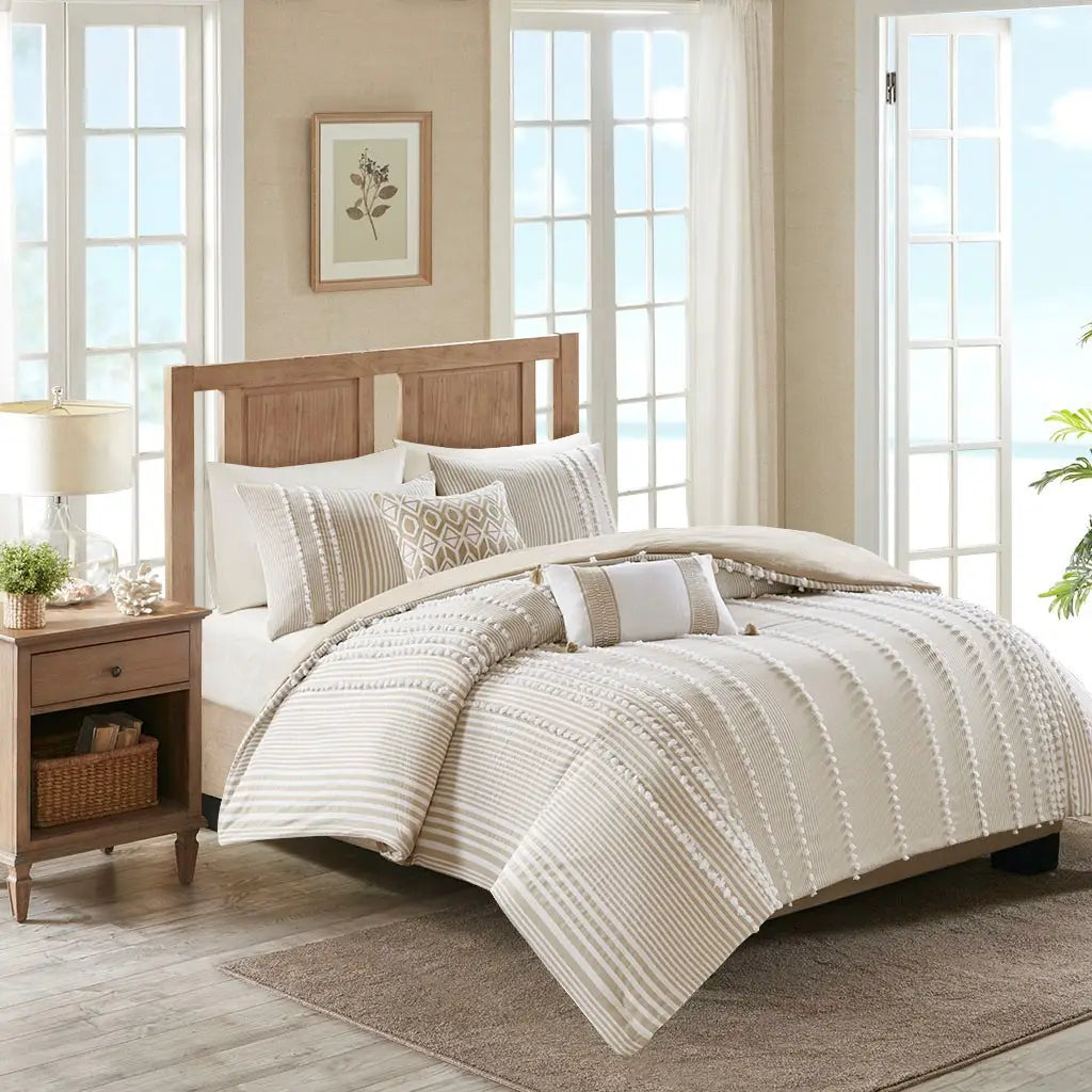 Tufted Chenille 3-piece Set Comforter