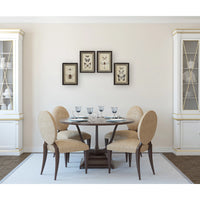 Framed Wall Decor with Insect Print