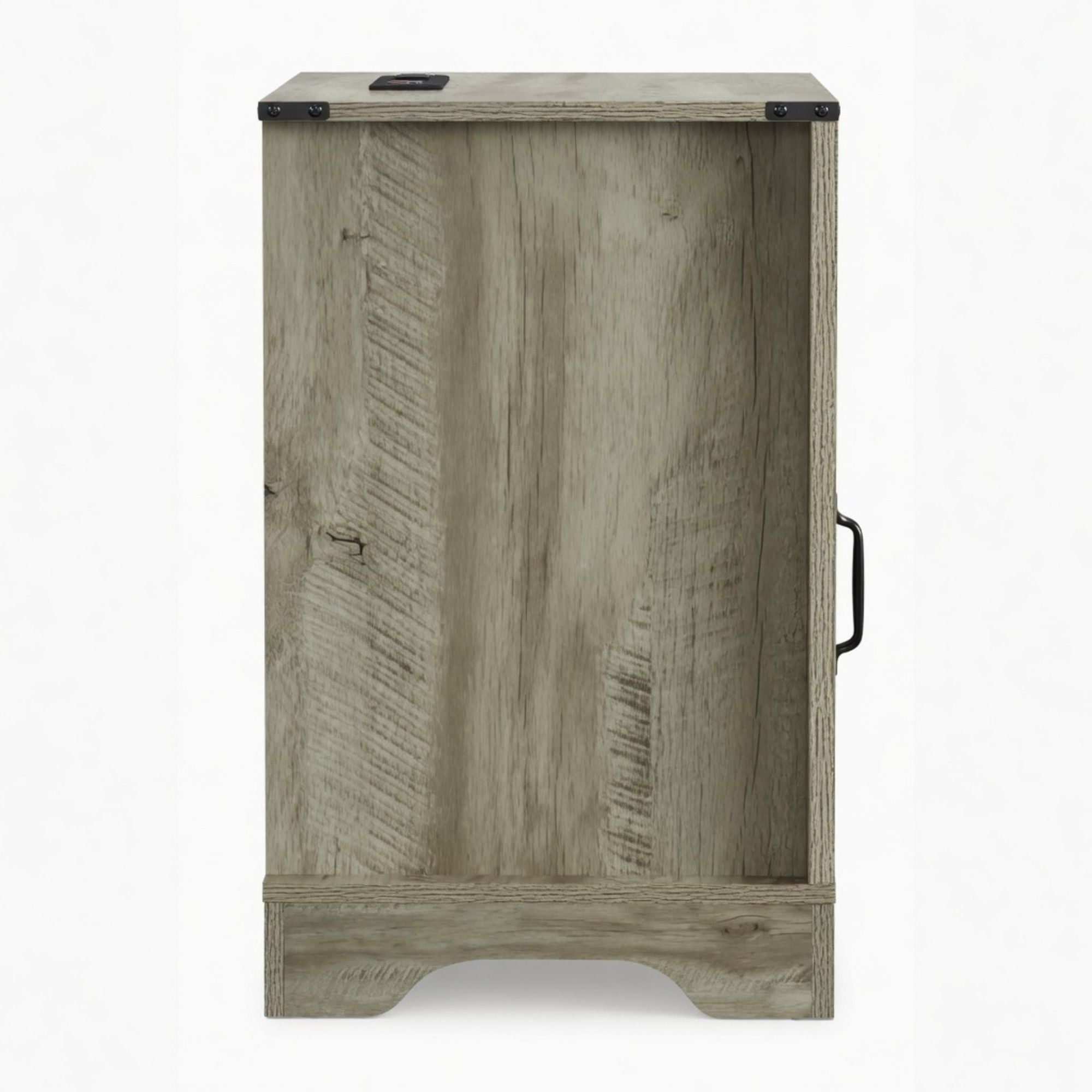 Farmhouse Nightstand, Charging Station & Storage