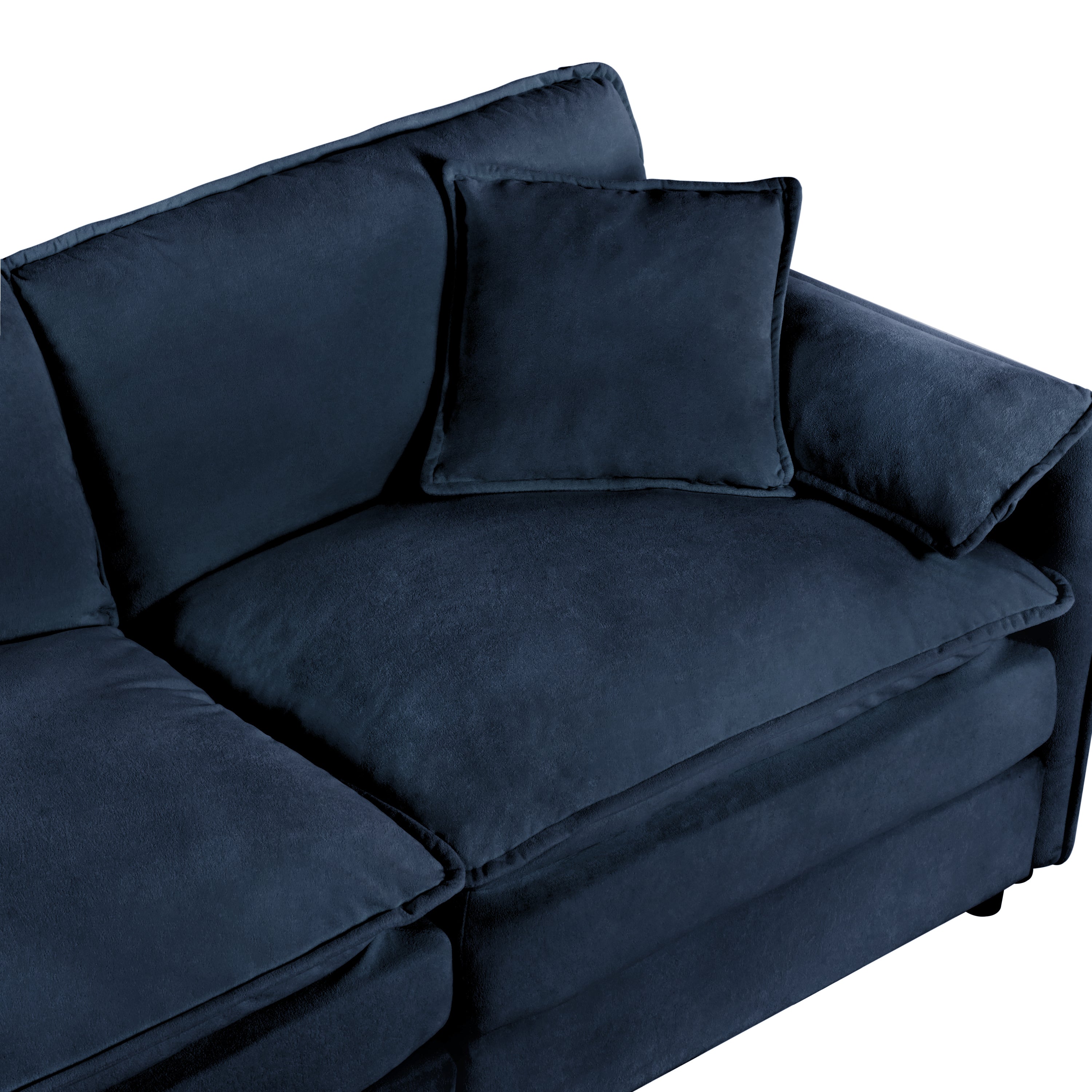 Modular Sectional Sofa Oversized Deep Seat L Shaped Couch Set for Living Room
