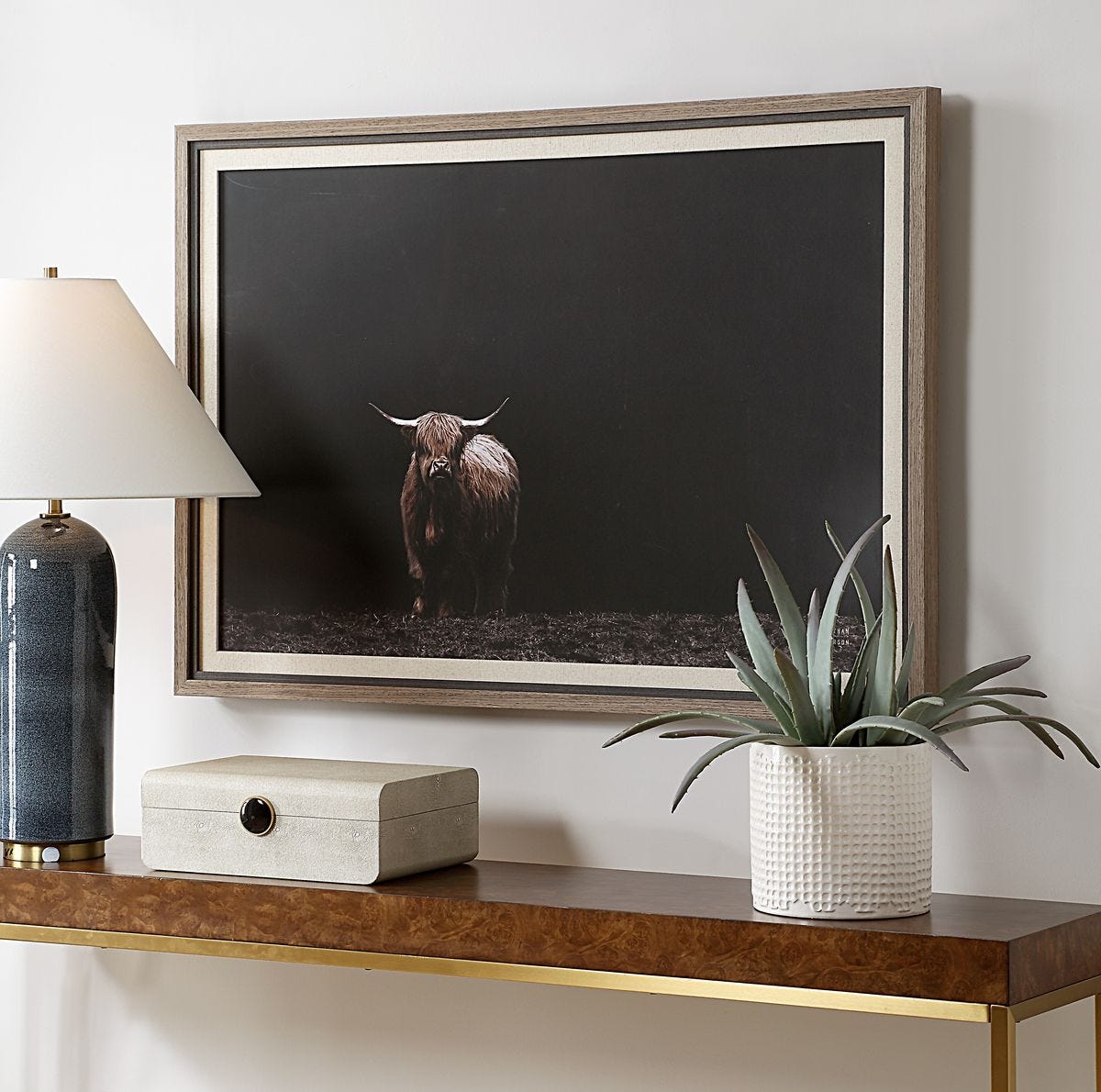 King of the Hill Framed Print