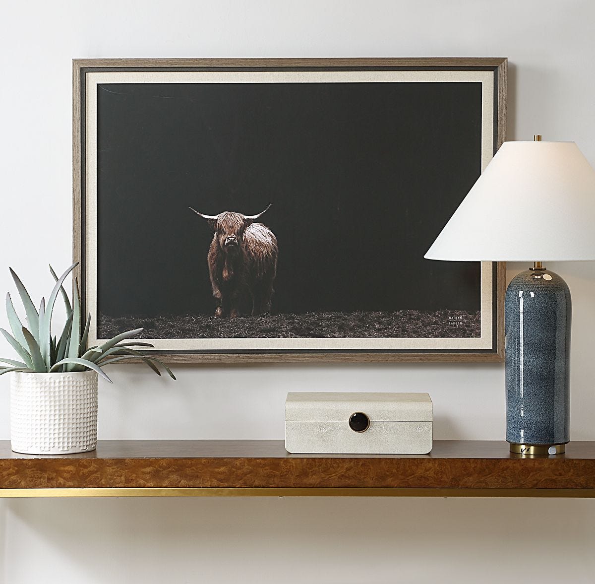 King of the Hill Framed Print