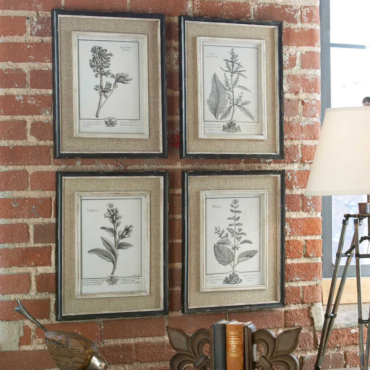 Casual Grey Study Framed Prints - Set of 4