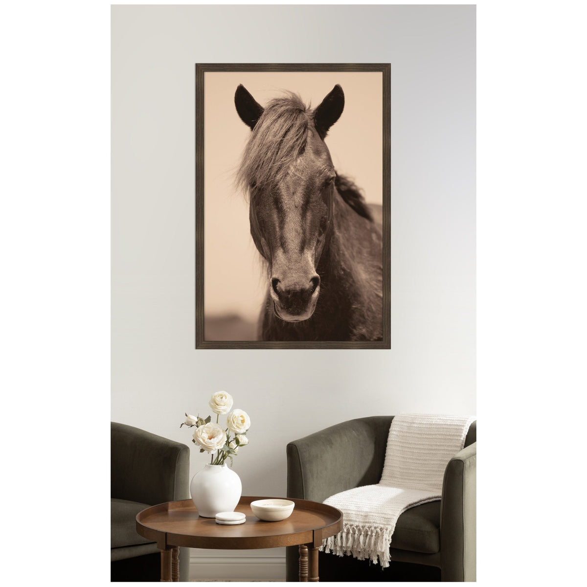 Equine Horse by Robert Cadloff Framed Wall Art Print
