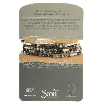 Stone Wrap Bracelet/Necklace