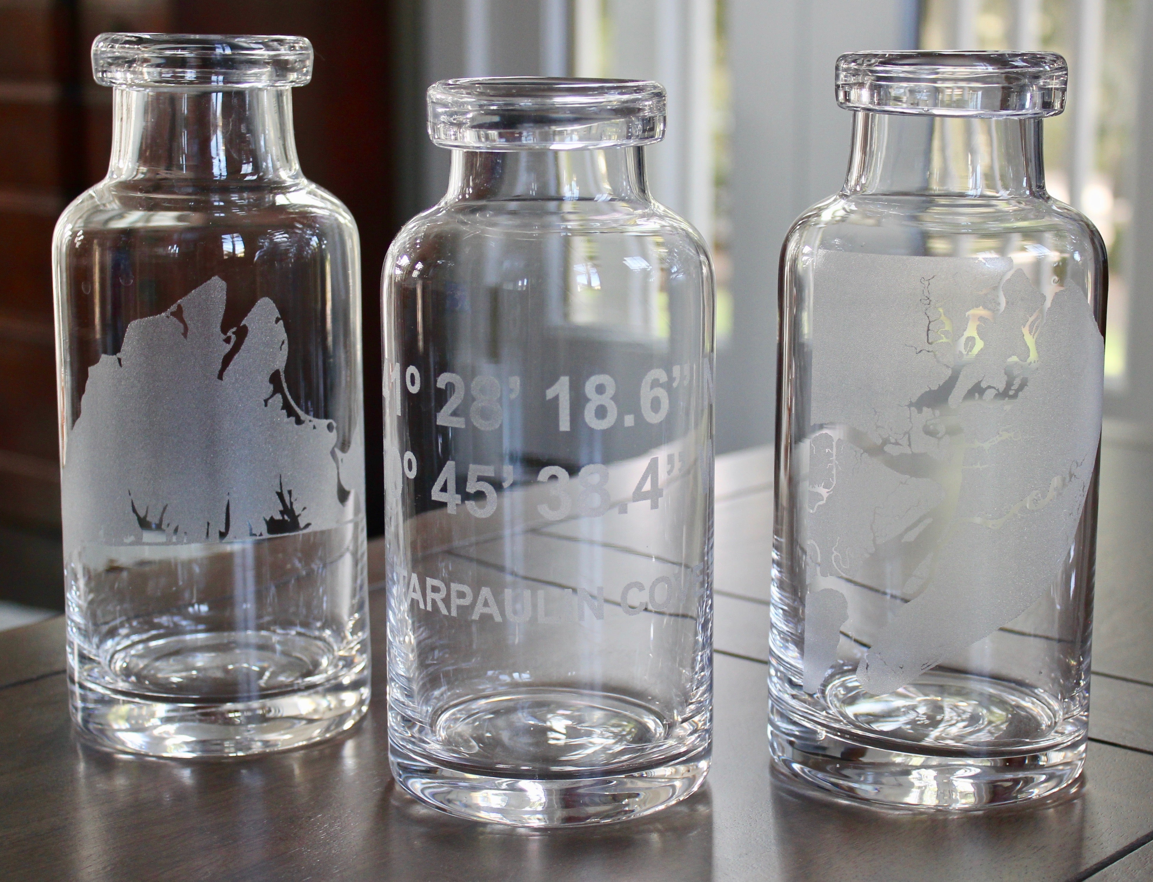 Custom Engraved Glass Carafe