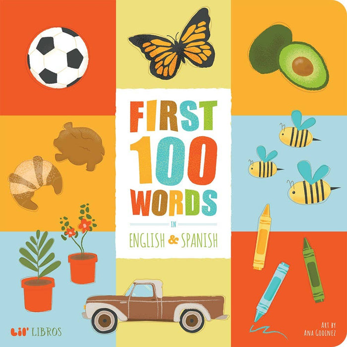 First 100 Words in English and Spanish : Lil' Libros