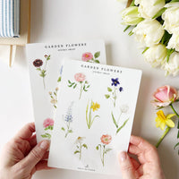 Garden Flowers Sticker Sheets