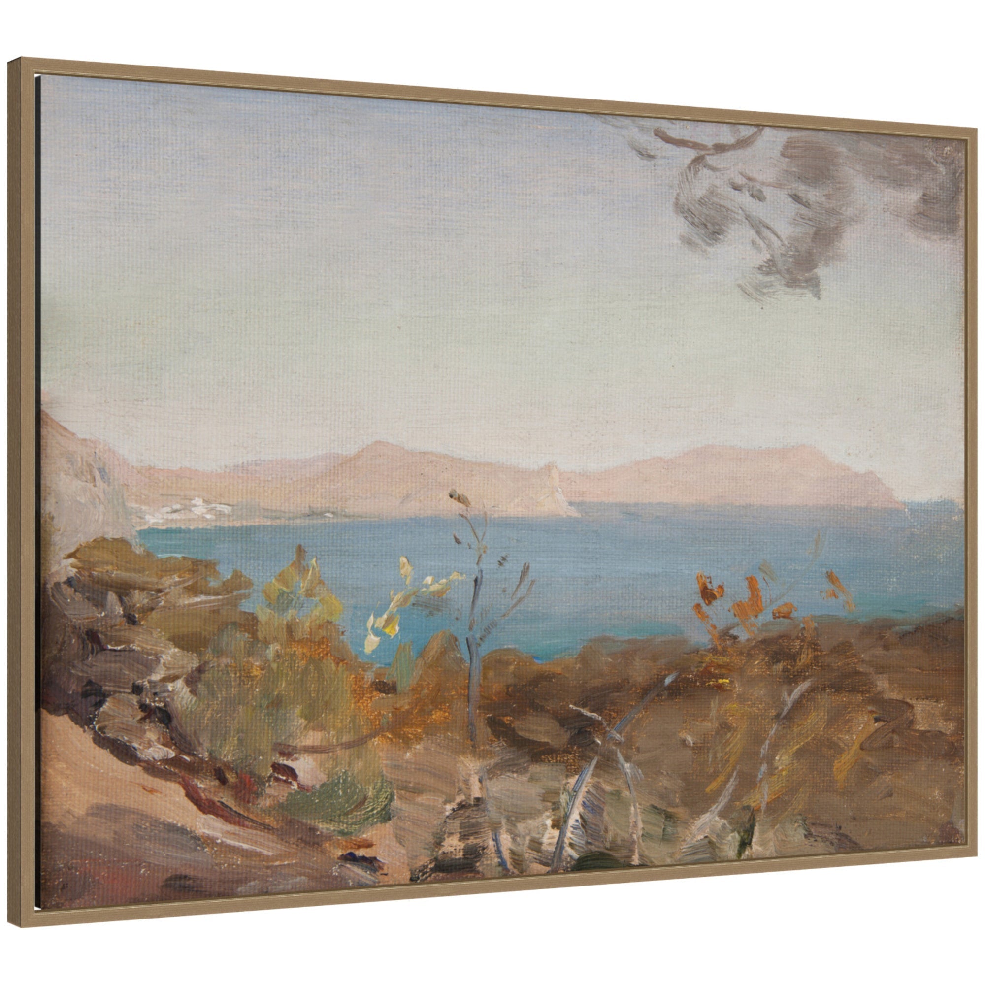 Sudak 3 1904 Jan Ciaglinski by Nostalgia Prints Framed Canvas Wall Art Print