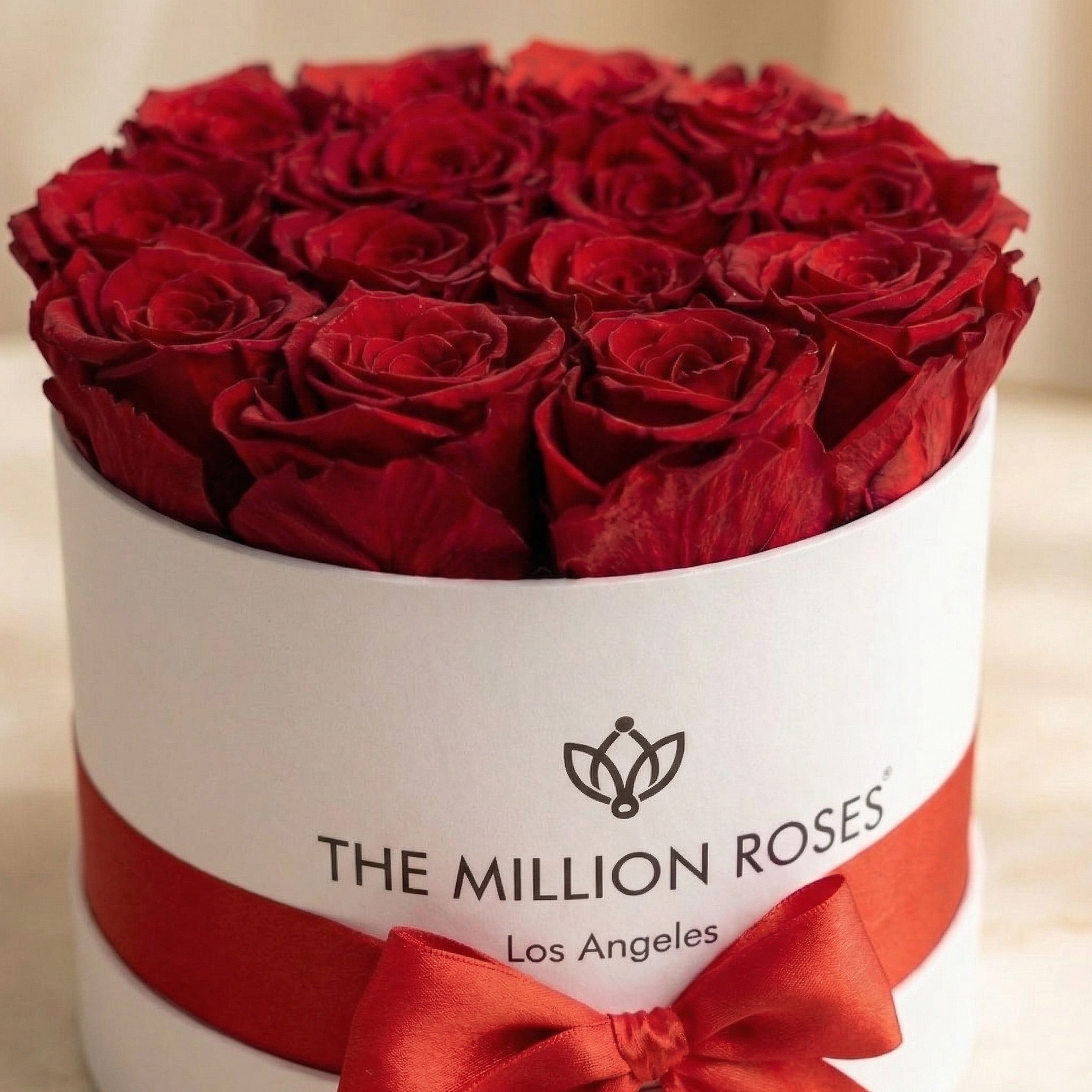 Classic White Box | Red Roses